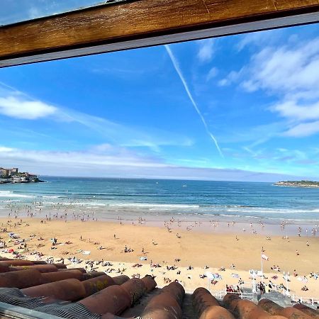 Atico Primera Linea Playa De San Lorenzo Gijón Eksteriør billede